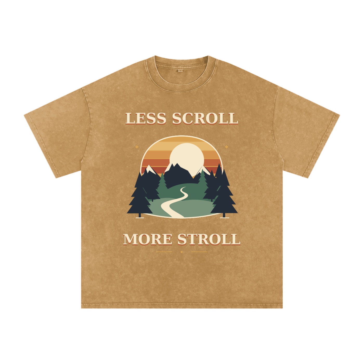 Snow Washed Oversized Cotton T-Shirt - Image 37