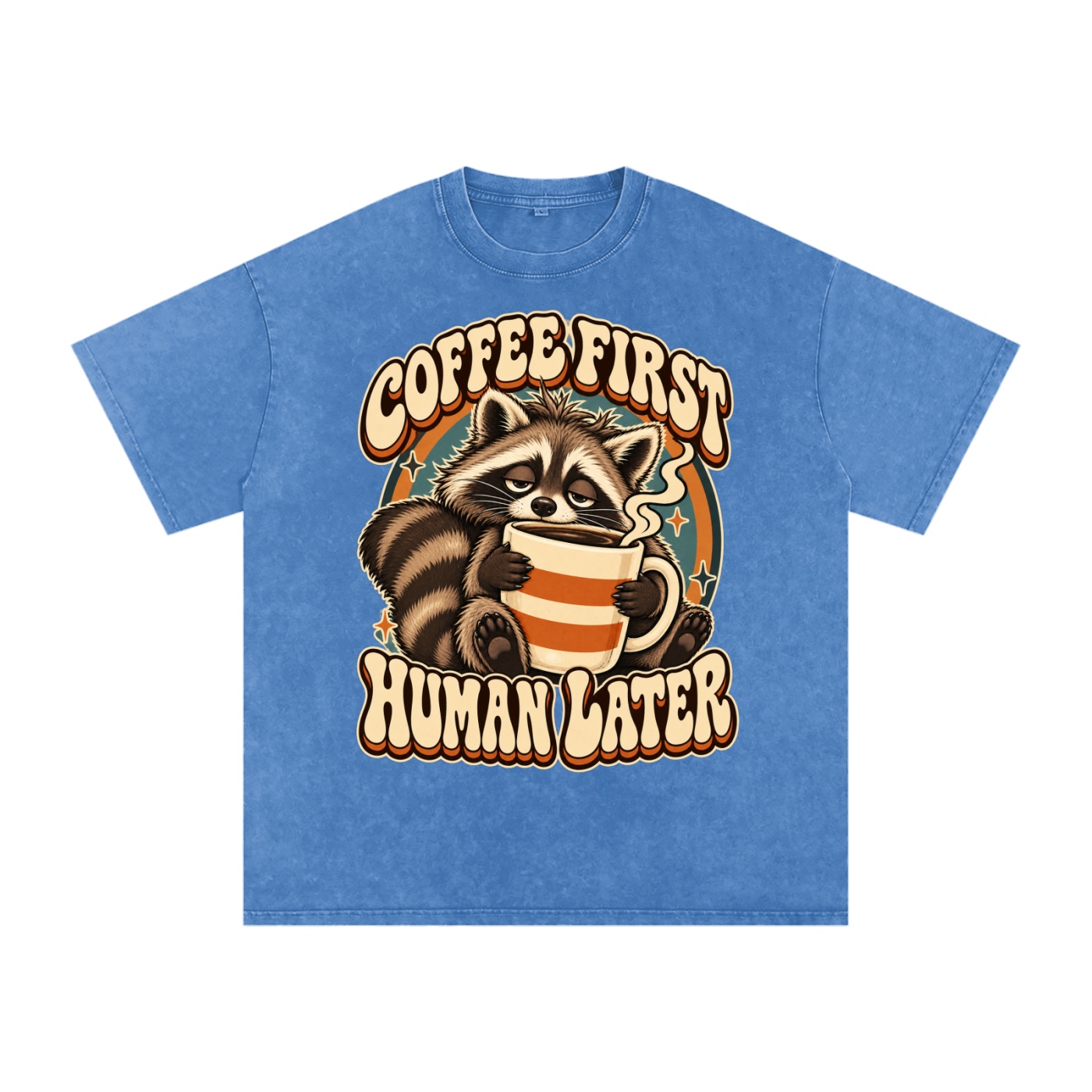 Snow Washed Oversized Cotton T-Shirt - Image 19