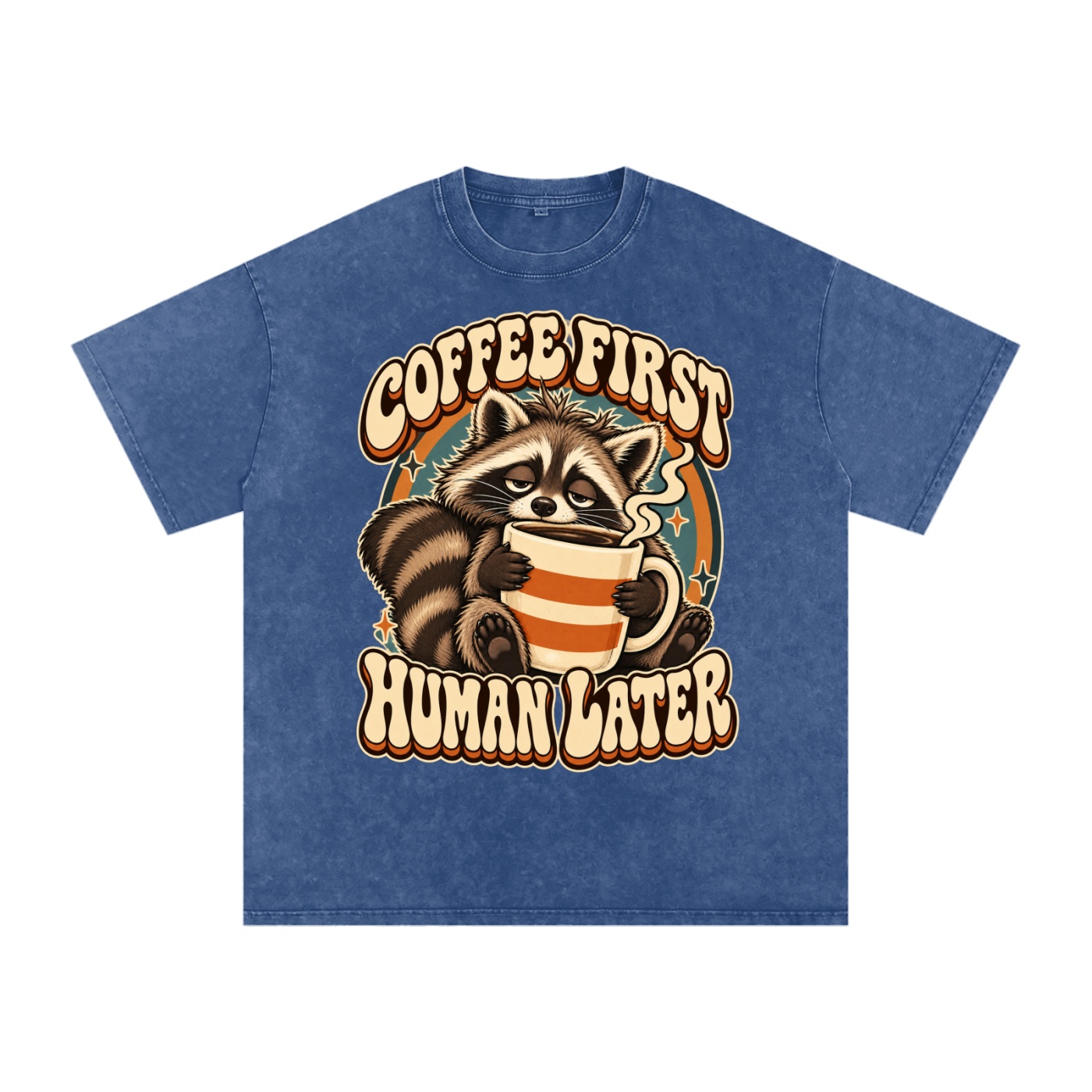 Snow Washed Oversized Cotton T-Shirt - Image 33