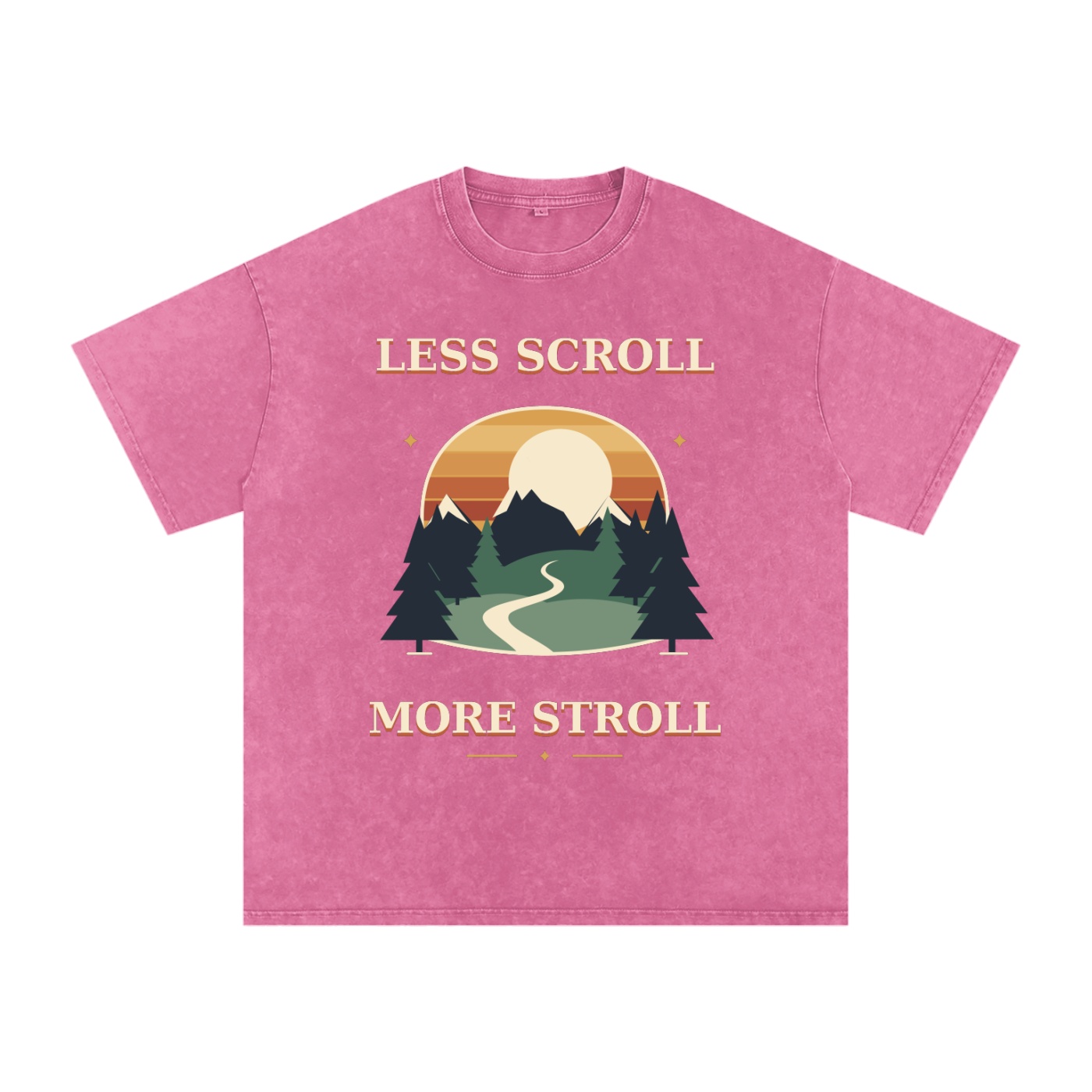 Snow Washed Oversized Cotton T-Shirt - Image 15