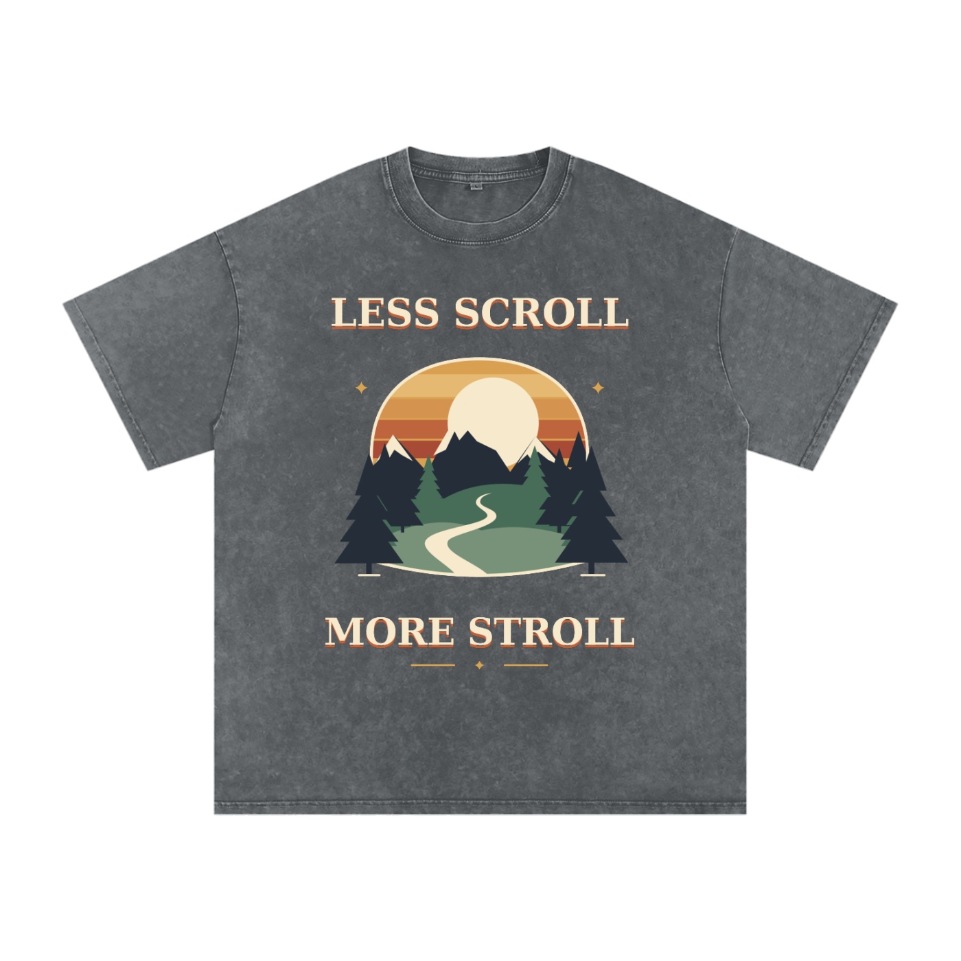 Snow Washed Oversized Cotton T-Shirt - Image 25