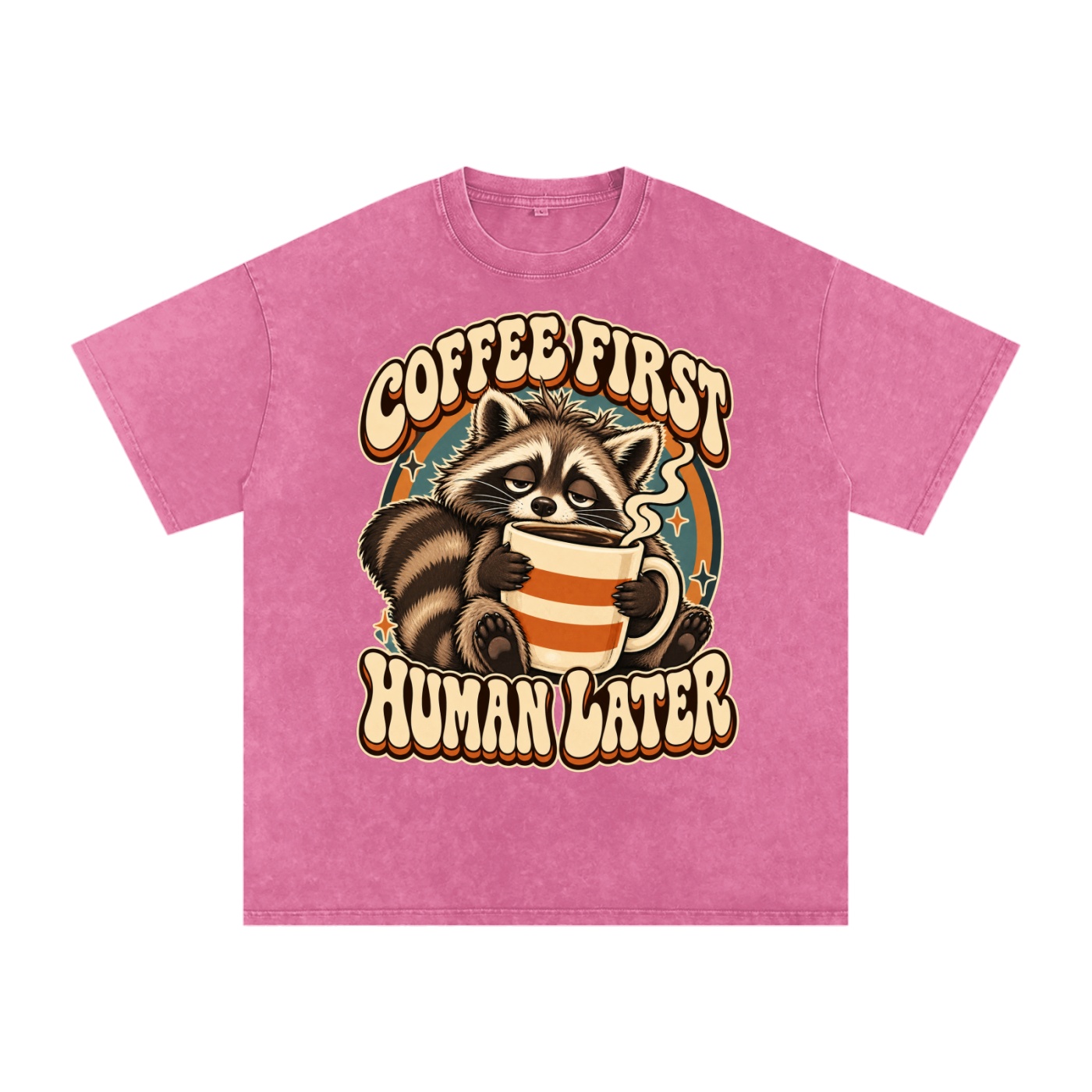 Snow Washed Oversized Cotton T-Shirt - Image 15