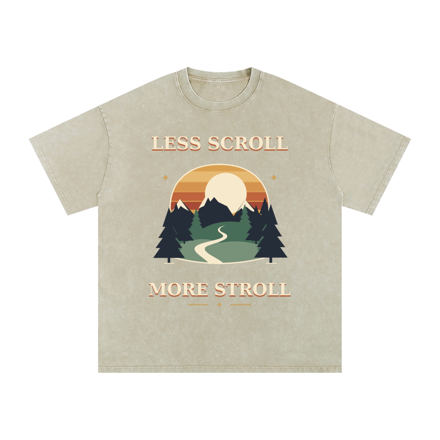 Snow Washed Oversized Cotton T-Shirt - Image 21