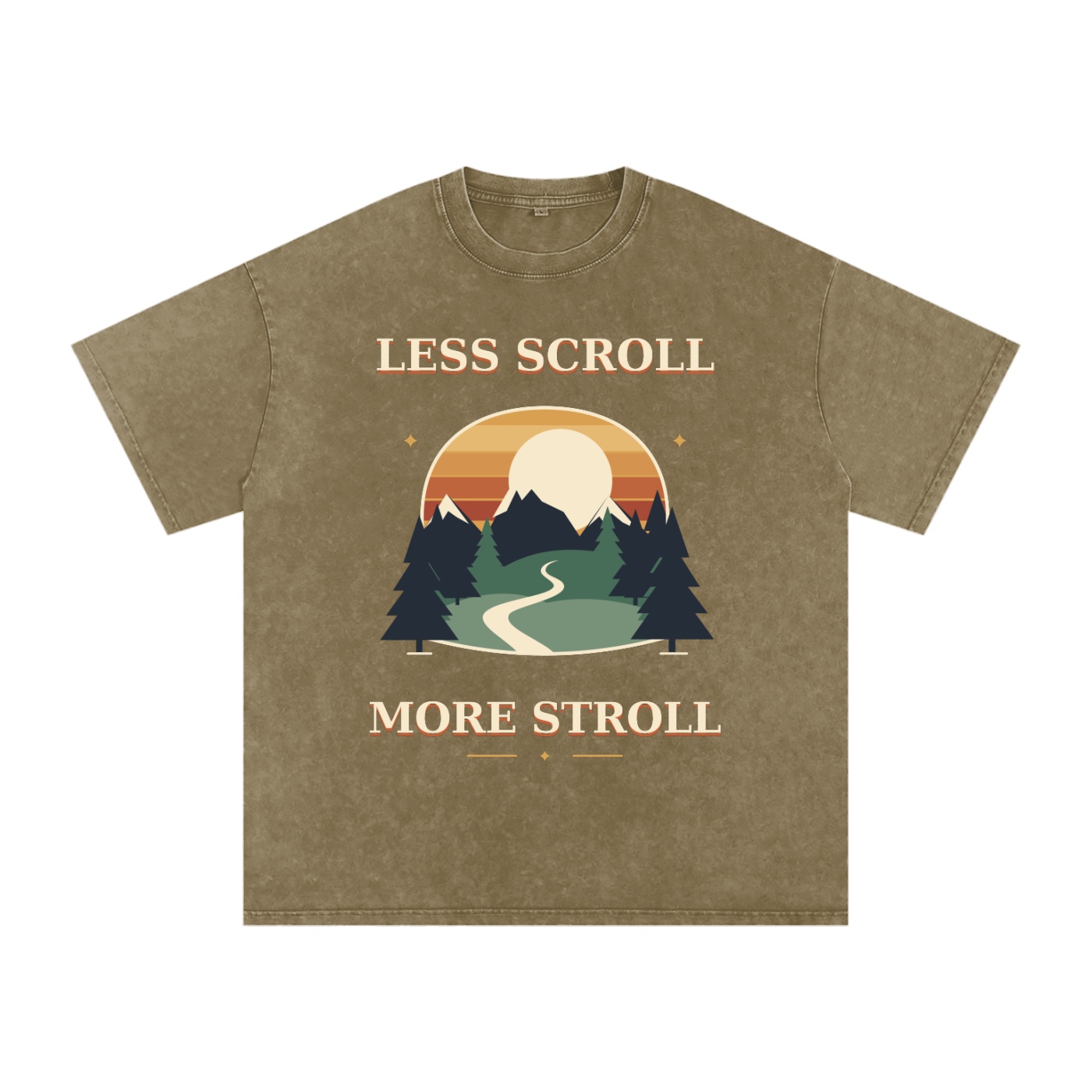 Snow Washed Oversized Cotton T-Shirt - Image 27