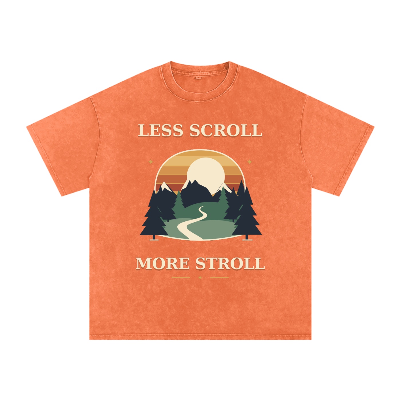 Snow Washed Oversized Cotton T-Shirt - Image 13