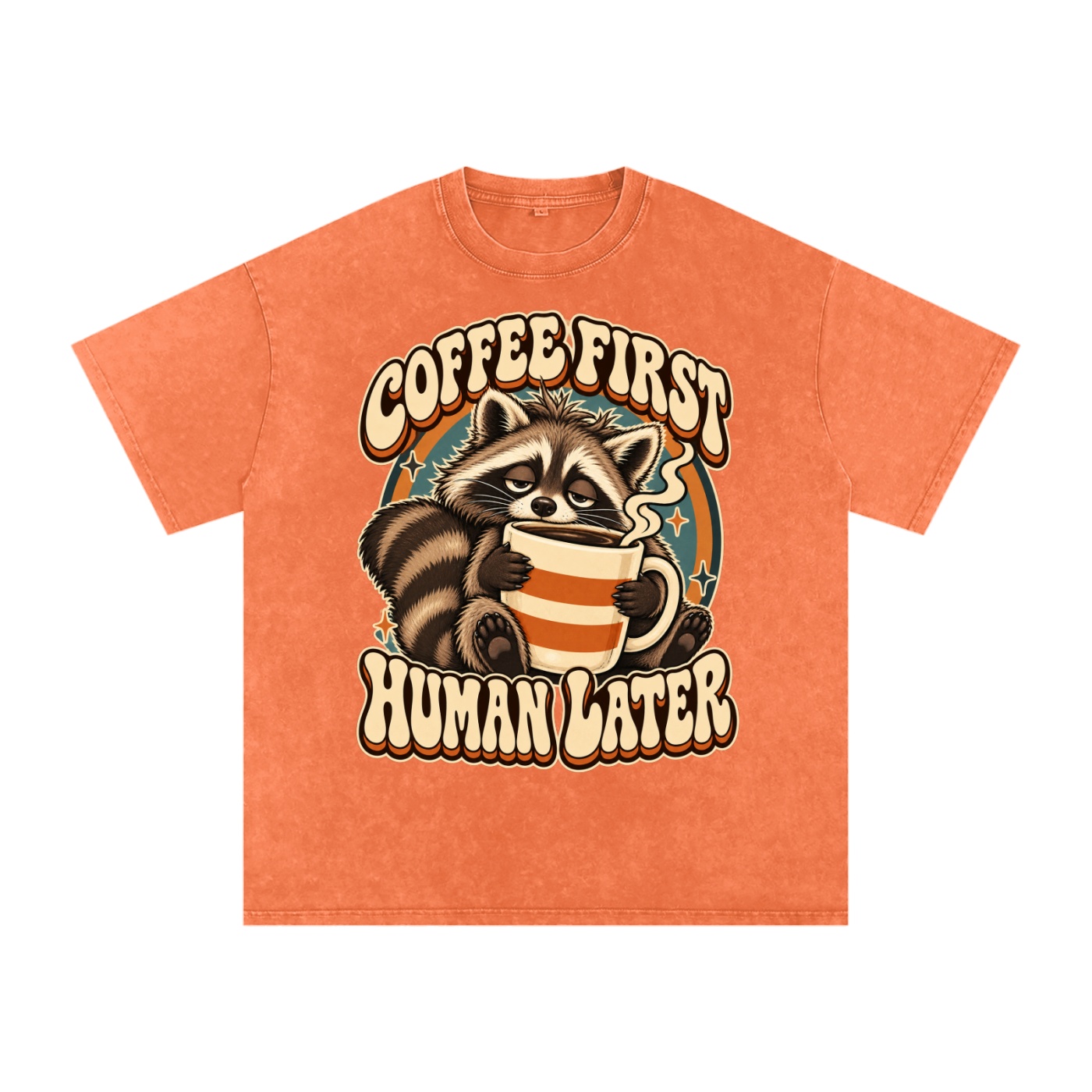 Snow Washed Oversized Cotton T-Shirt - Image 13