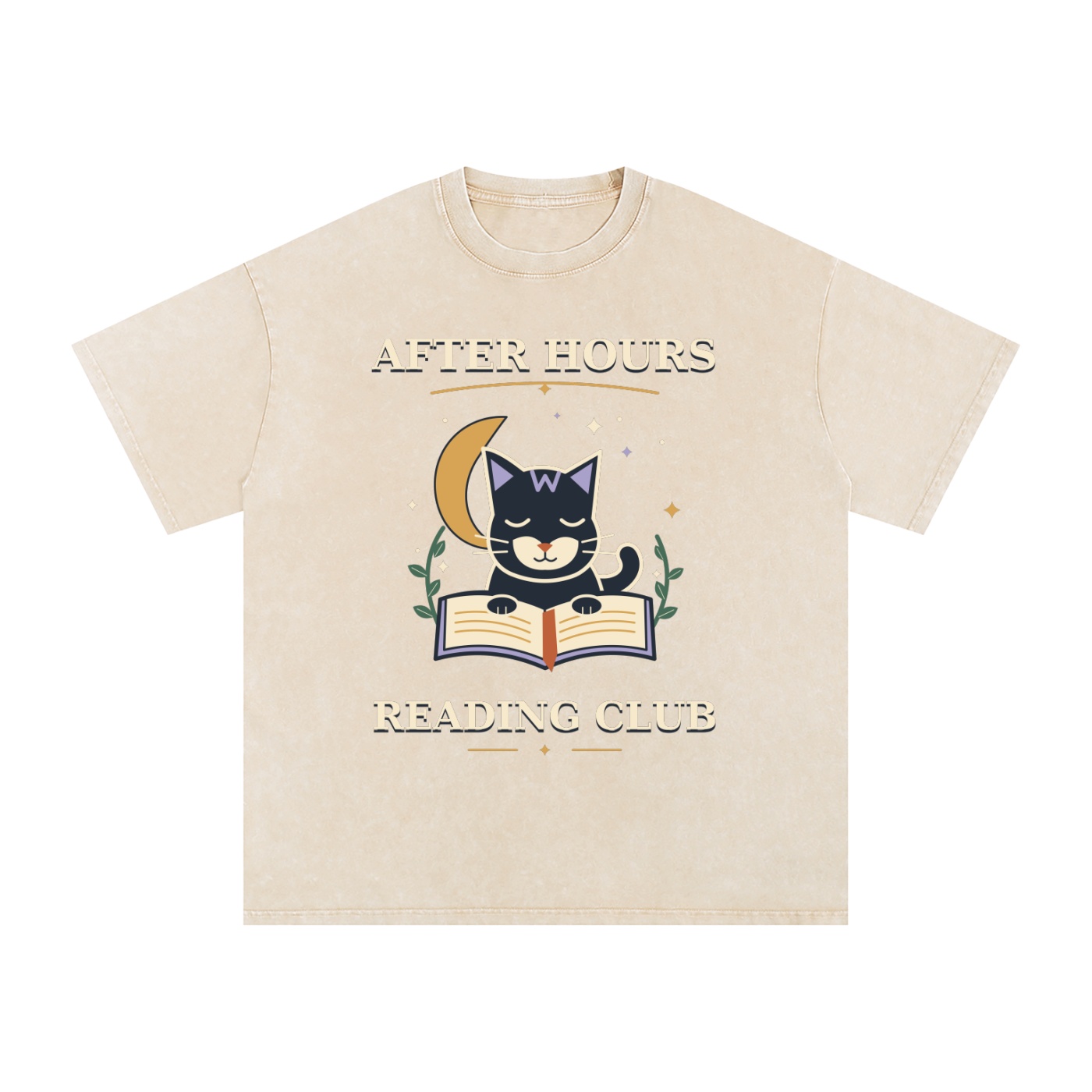 Snow Washed Oversized Cotton T-Shirt - Image 5