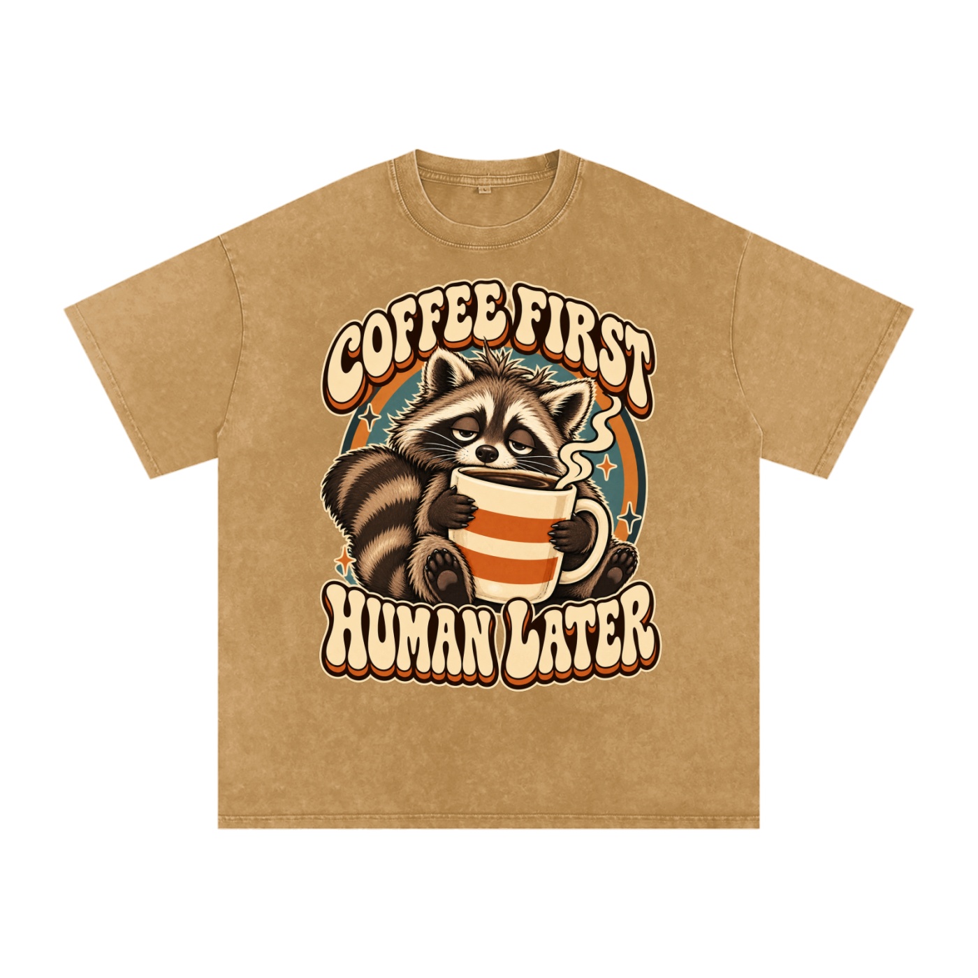 Snow Washed Oversized Cotton T-Shirt - Image 37