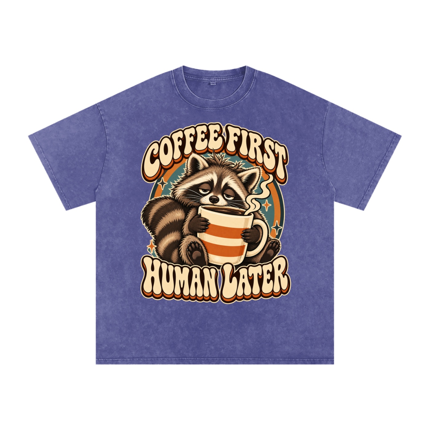 Snow Washed Oversized Cotton T-Shirt - Image 31