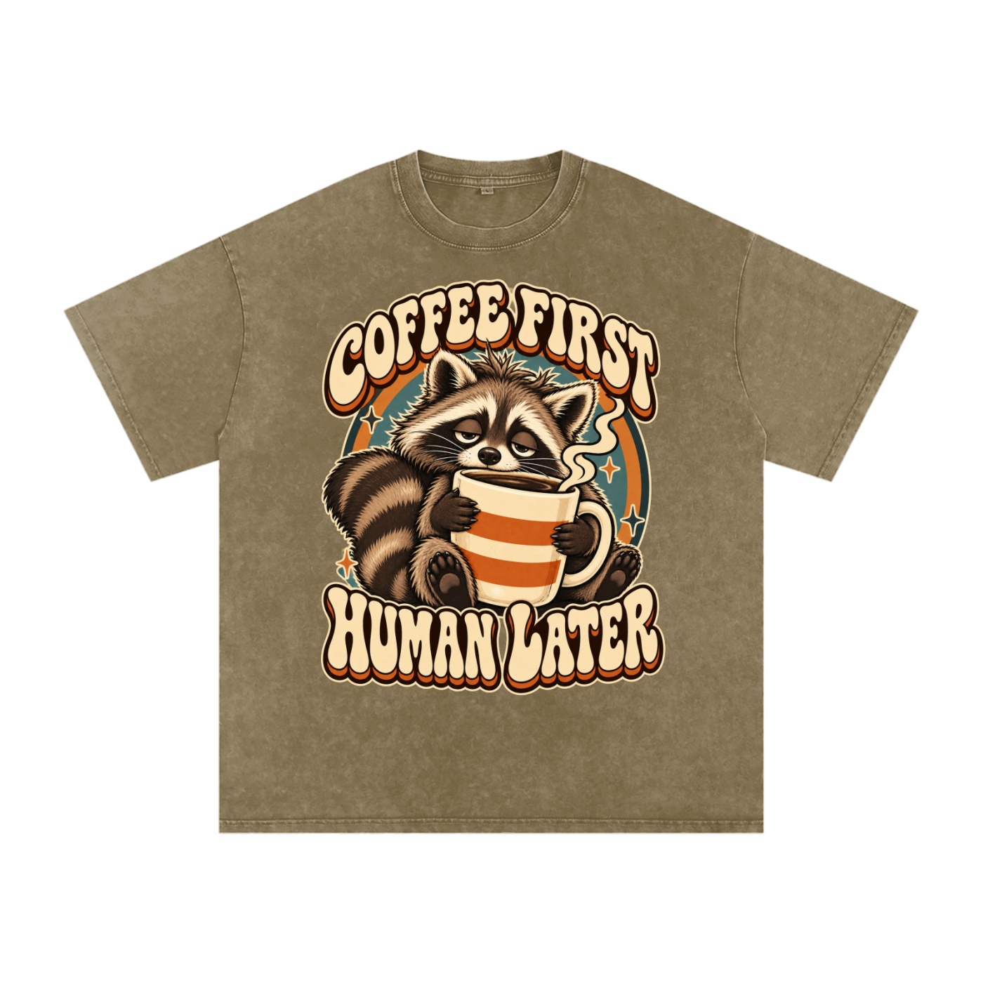 Snow Washed Oversized Cotton T-Shirt - Image 27