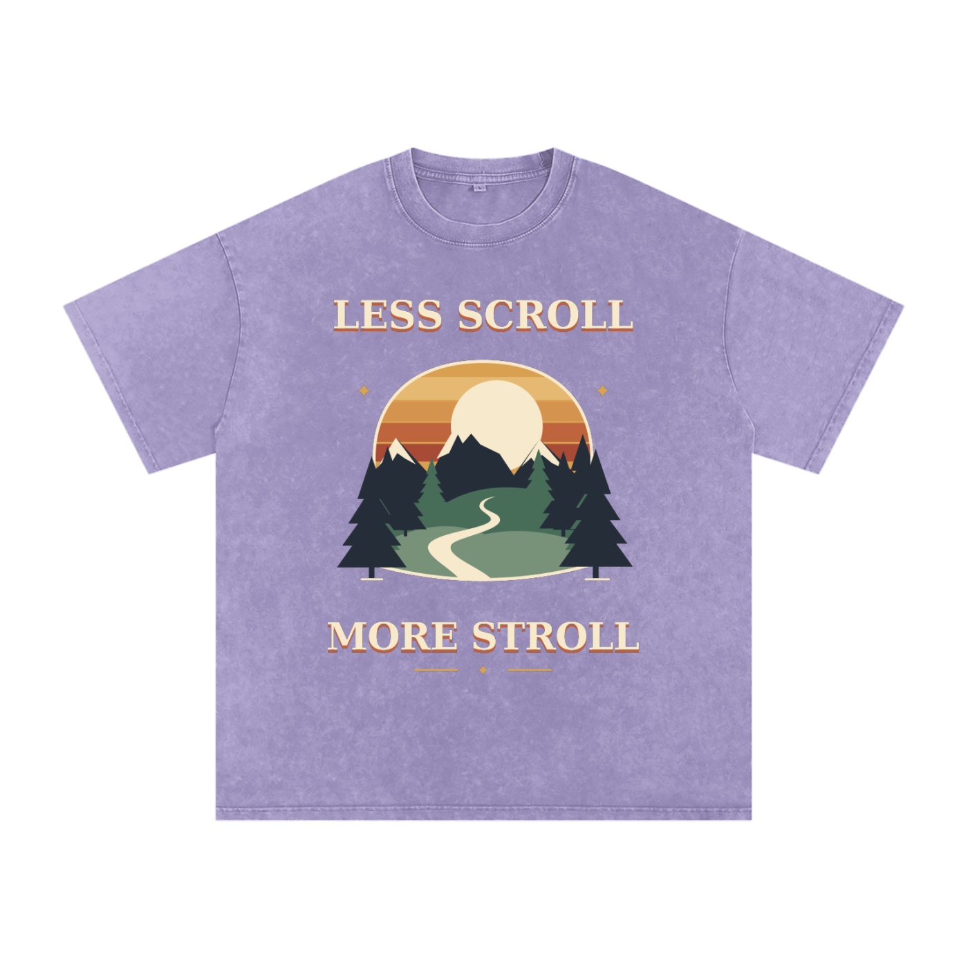Snow Washed Oversized Cotton T-Shirt - Image 11