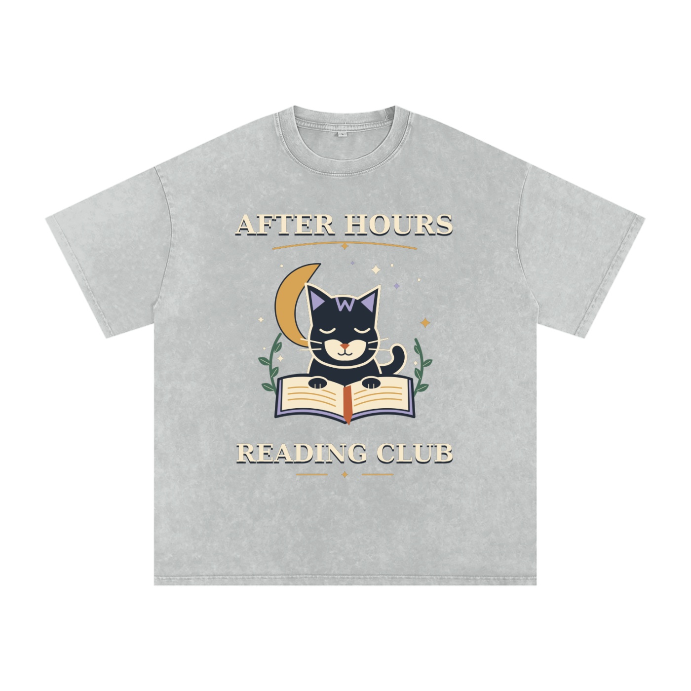 Snow Washed Oversized Cotton T-Shirt - Image 7