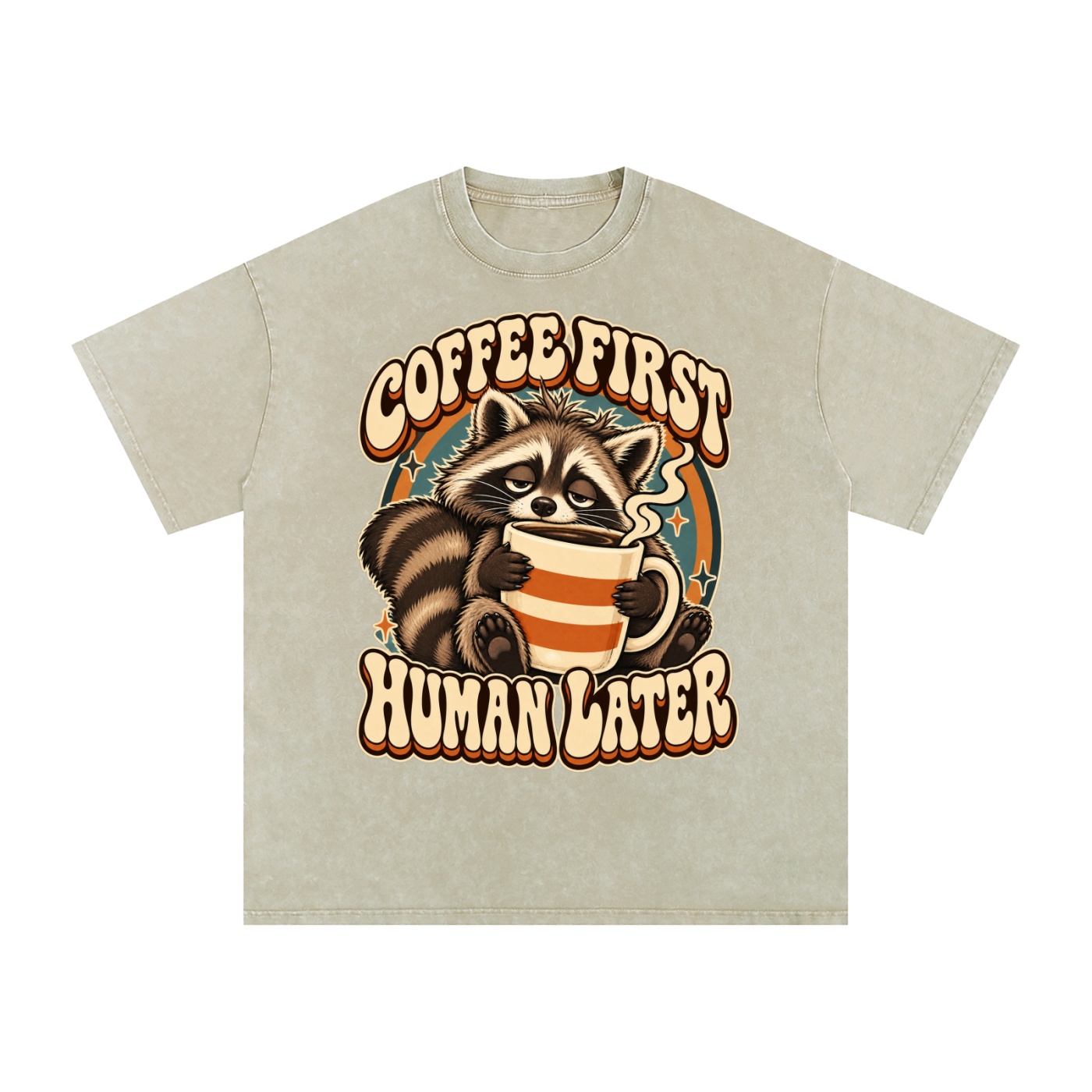 Snow Washed Oversized Cotton T-Shirt - Image 21