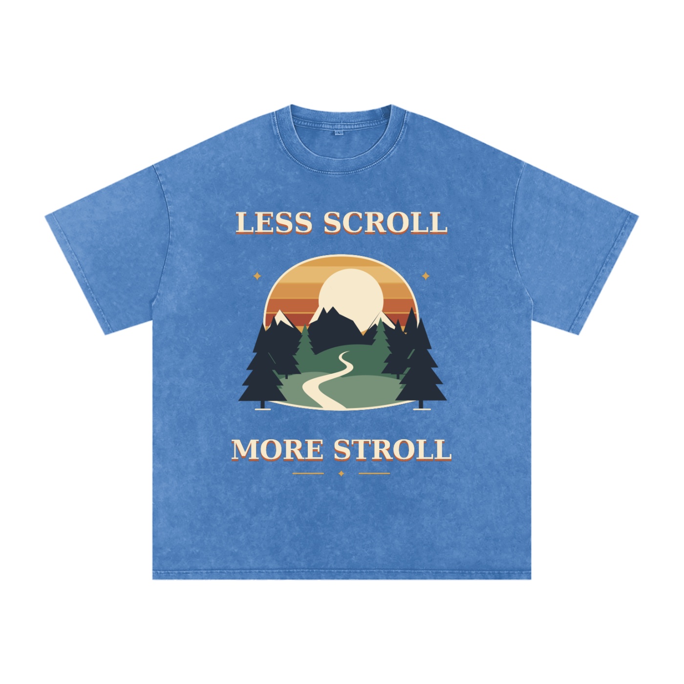 Snow Washed Oversized Cotton T-Shirt - Image 19