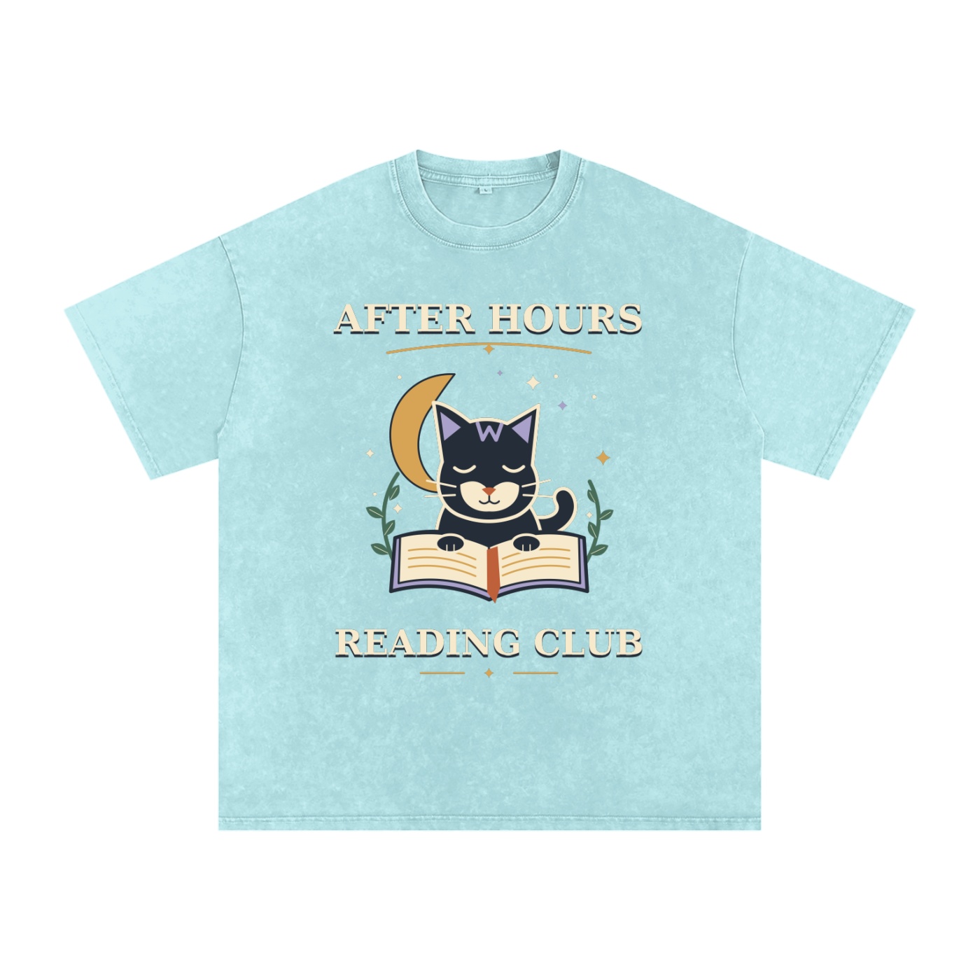 Snow Washed Oversized Cotton T-Shirt - Image 3